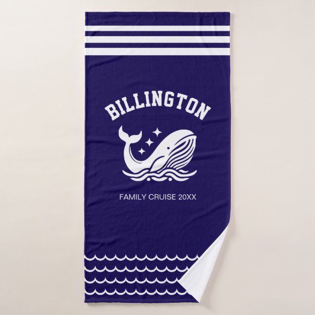 Fun Cruise Ship Beach Towel – Family Reunion  (Bath Towel)