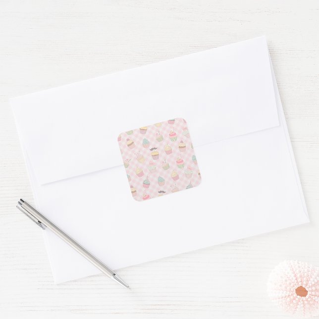 Fun Cupcakes Square Sticker (Creator Uploaded)