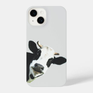 Fun Curious Holstein Cow Farm Animal  iPhone 14 Case