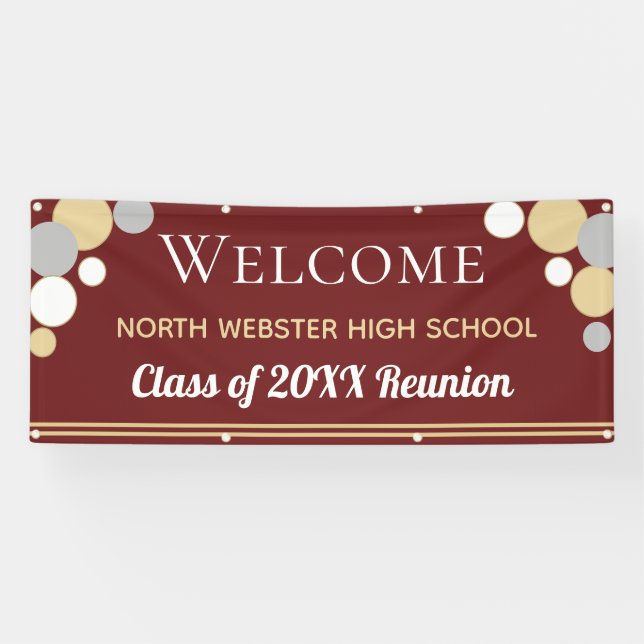 Fun, Custom class Reunion banner (Horizontal)