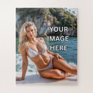 FUN! 🧩 Custom Jigsaw Puzzle – Add Image or Text
