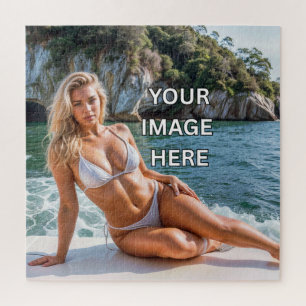 FUN! 🧩 Custom Jigsaw Puzzle – Add Image or Text