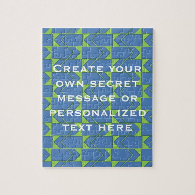 Fun Custom Message Puzzle (Vertical)