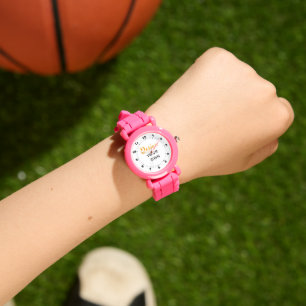 FUN! 🎉 Custom Pink Kids Watch Design