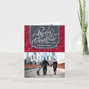 Fun Customisable Christmas Photo Greeting Card