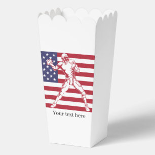Fun customisable football sports  favour box