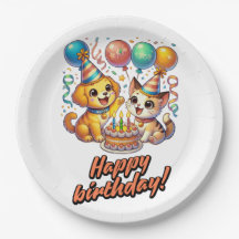 Fun & Cute Birthday Puppy & Kitten Party