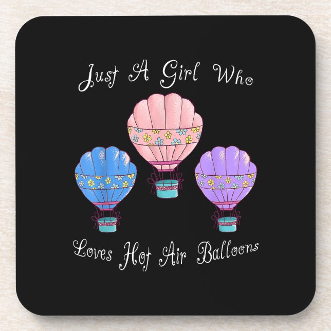 Fun Cute Hot Air Balloon Coaster (Front)