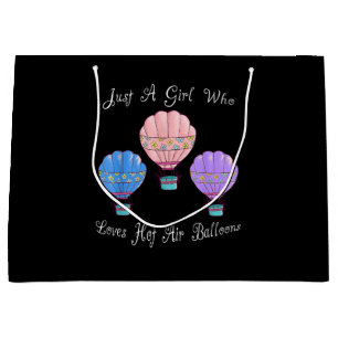 Fun Cute Hot Air Balloon Large Gift Bag