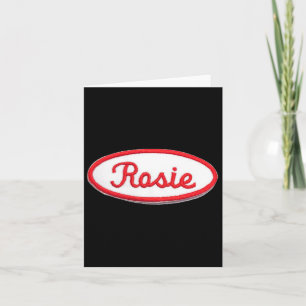 Fun Cute Rosie The Riveter Feminist Costume Card
