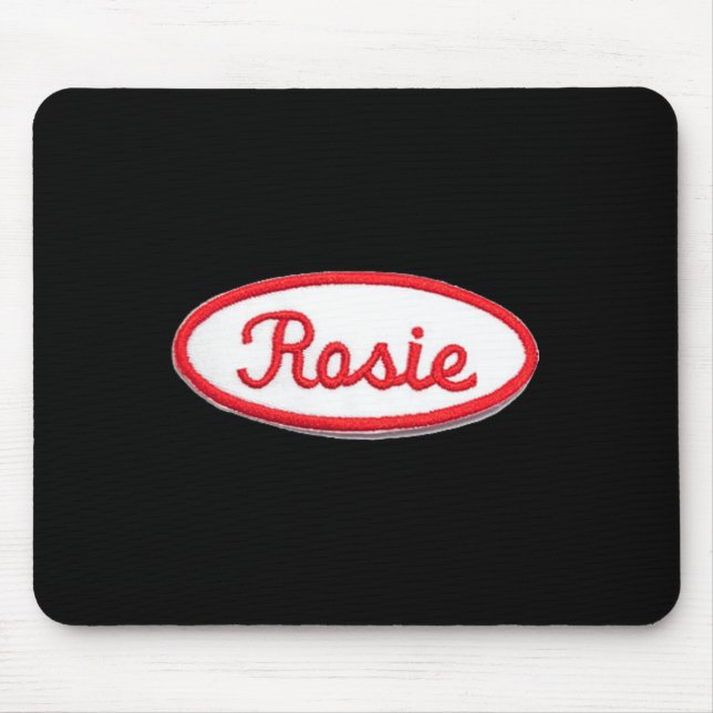 Fun Cute Rosie the Riveter  Feminist Costume  Mouse Mat (Front)