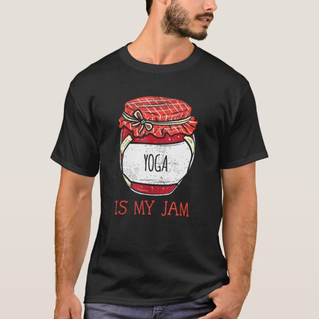 Fun Cute Student And Instructor Yoga Meme T-Shirt (Front)