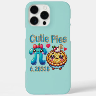 Fun “Cutie Pies” Cute Pi Symbol & Pie Pun iPhone 16 Pro Max Case