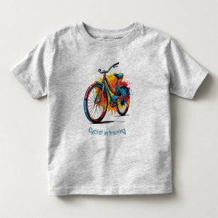 Fun Cyclist in training for biking Quote Toddler T-Shirt