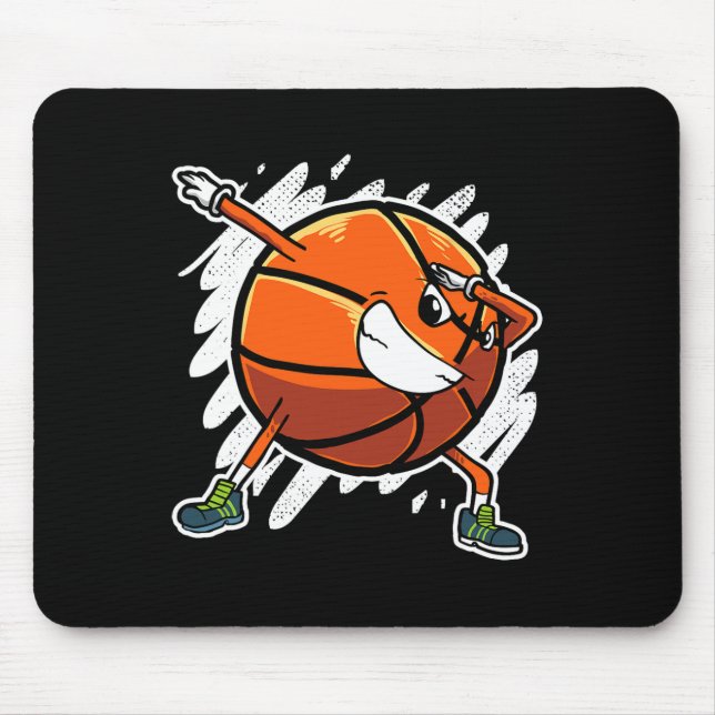 Fun Dabbing Basketball Ball Dab Sports Player  Mouse Mat (Front)