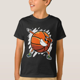 Fun Dabbing Basketball Ball Dab Sports Player  T-Shirt