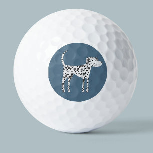 Fun Dalmatian Dog Golf Balls
