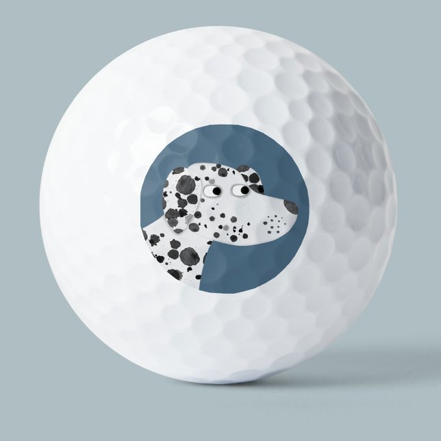 Fun Dalmatian Dog Golf Balls (Creator Uploaded)