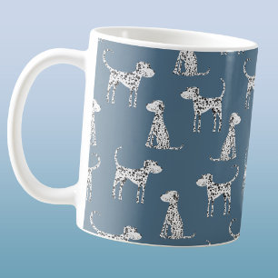 Fun Dalmatian Dog Pattern Coffee Mug