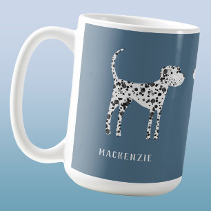 Fun Dalmatian Dog Personalised Coffee Mug