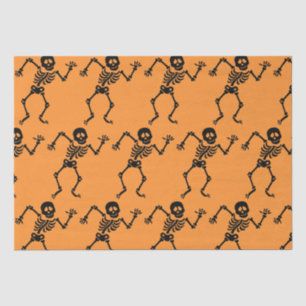 FUN DANCING SKELETON HALLOWEEN Tissue Paper