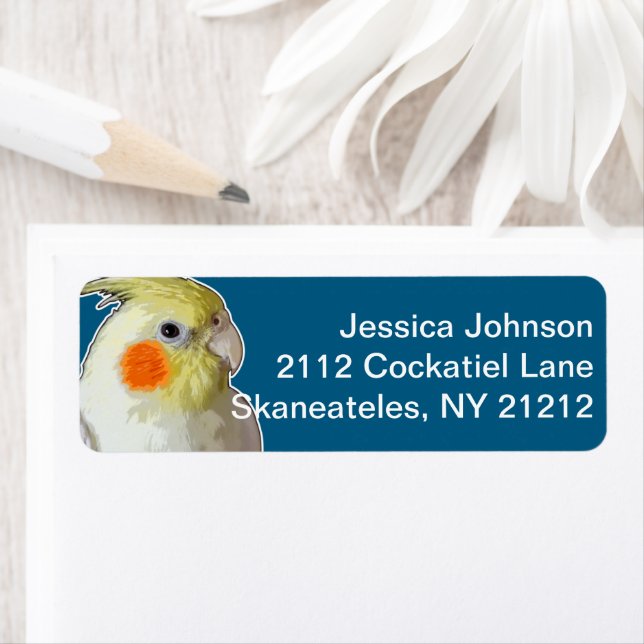 Fun Dark Navy Blue Cockatiel Pet Bird Cool Parrot (Insitu)