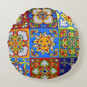 Fun Decor 2 Round Pillow