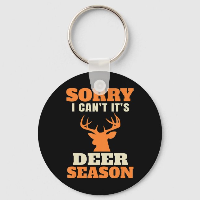 Fun Deer Hunting Saying Joke  Key Ring (Front)