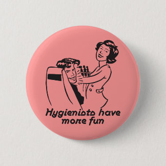 Fun Dental Hygiene Buttons