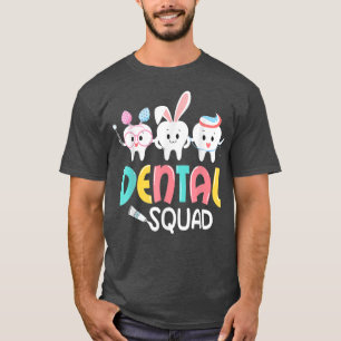 Fun Dental Squad Bunny Teeth Dentist Hygiene Kids T-Shirt