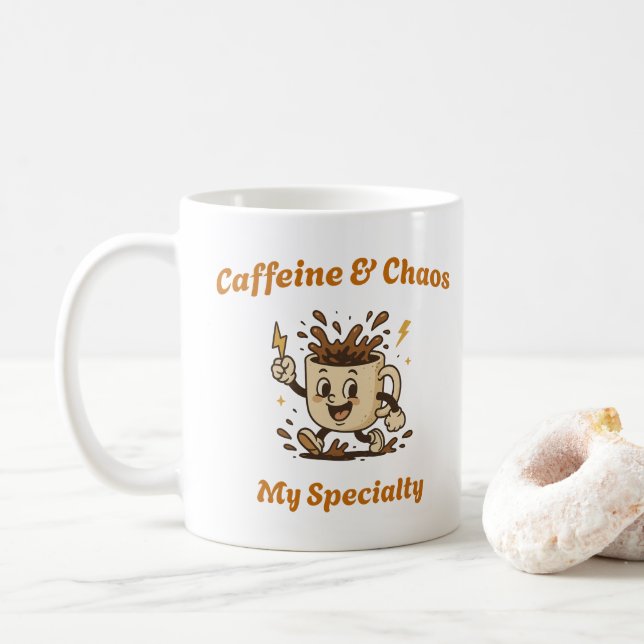 Fun Design Coffee Mug (With Donut)