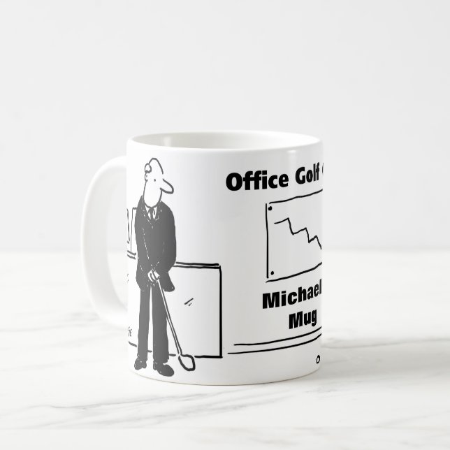 Fun Design for Golf Lover Coffee Mug (Front Left)