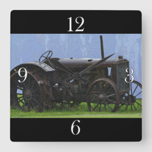 Fun Design for the Kid in All of Us! Square Wall Clock