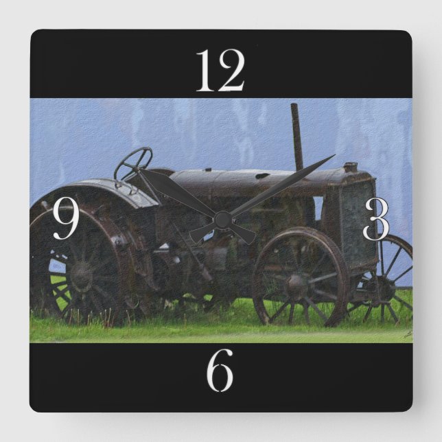 Fun Design for the Kid in All of Us! Square Wall Clock (Front)