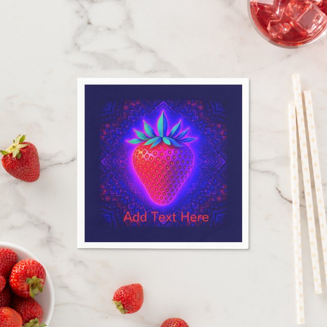 Fun Desserts (Strawberry)  Napkin (Insitu)