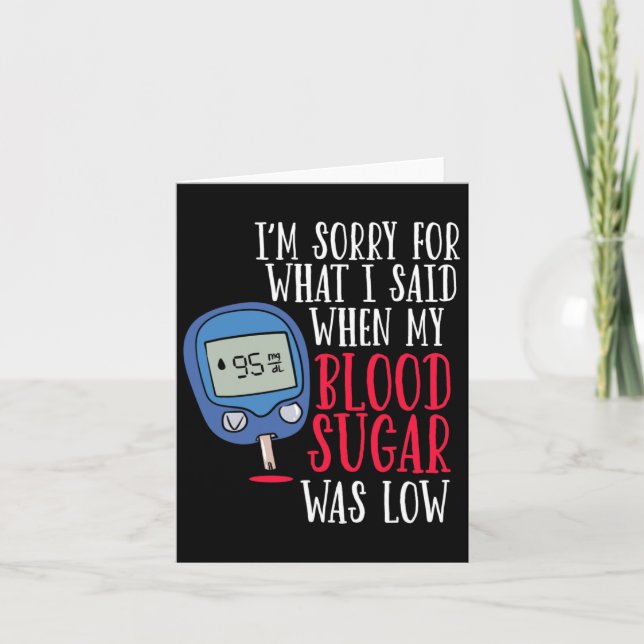 Fun Diabetes  Card (Front)