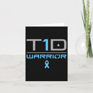 Fun Diabetic Type 1 Diabetes Awareness Quote T1d Card