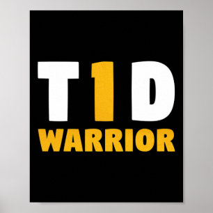 Fun Diabetic Type 1 Diabetes Awareness T1d Quote Poster