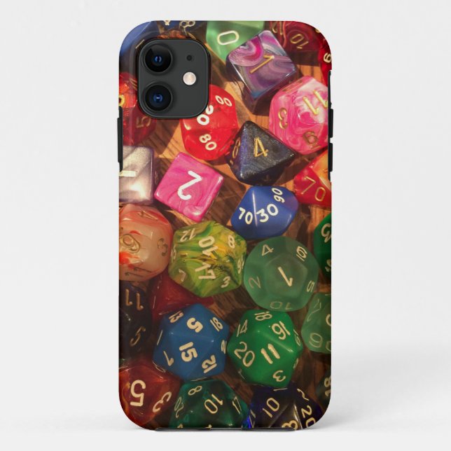 Fun Dice design for gamers Case-Mate iPhone Case (Back)