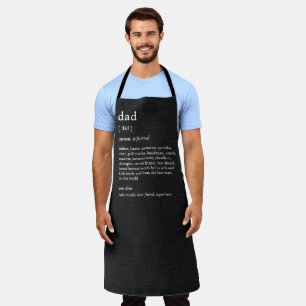 Fun Dictionary Editable Colour Personalised Apron