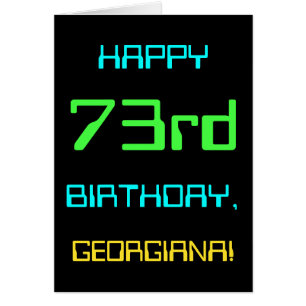 Fun Digital Computing Themed 73rd Birthday