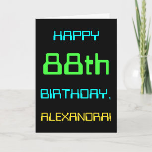 Fun Digital Computing Themed 88th Birthday Card