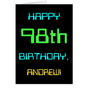 Fun Digital Computing Themed 98th Birthday