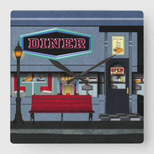 Fun Diner clock