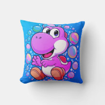 Fun Dinosaur Cartoon Pillow | Kids Room decor