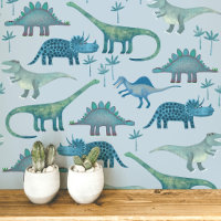 Fun Dinosaur Pattern Blue
