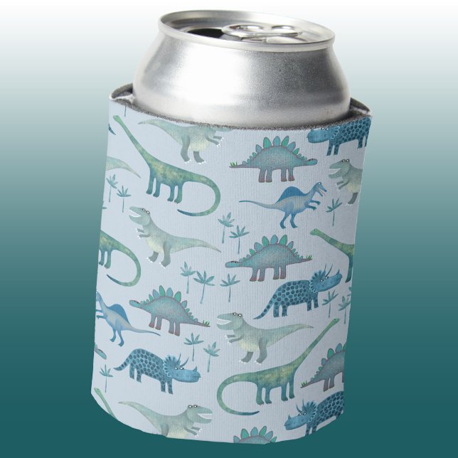 Fun Dinosaur Pattern Can Cooler (Fun dinosaur pattern can cooler)