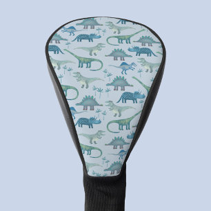 Fun Dinosaur Pattern Golf Head Cover