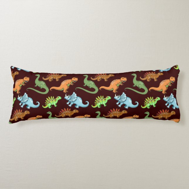 Fun Dinosaurs Pattern Body Cushion (Front)