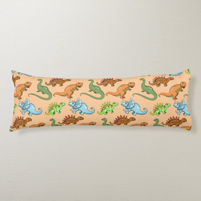 Fun Dinosaurs Pattern Body Cushion (Front)